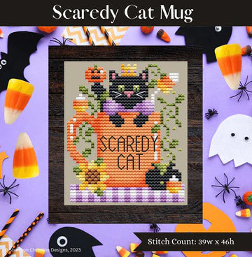 Scaredy Cat Mug by Shannon Christine Designs