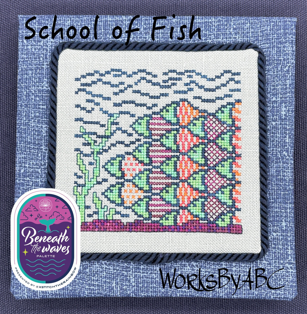 School of Fish - WorksByABC - Preorder - BeStitchMe