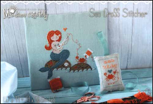 Sea Cross Stitcher by Madame Chantilly