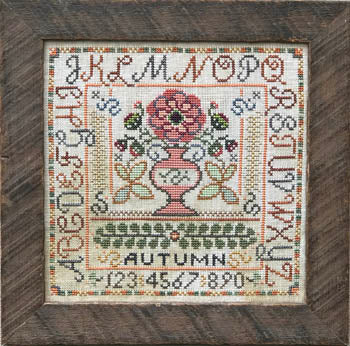 Seasonal Sampler- Autumn No. 128 by Tellin Emblem