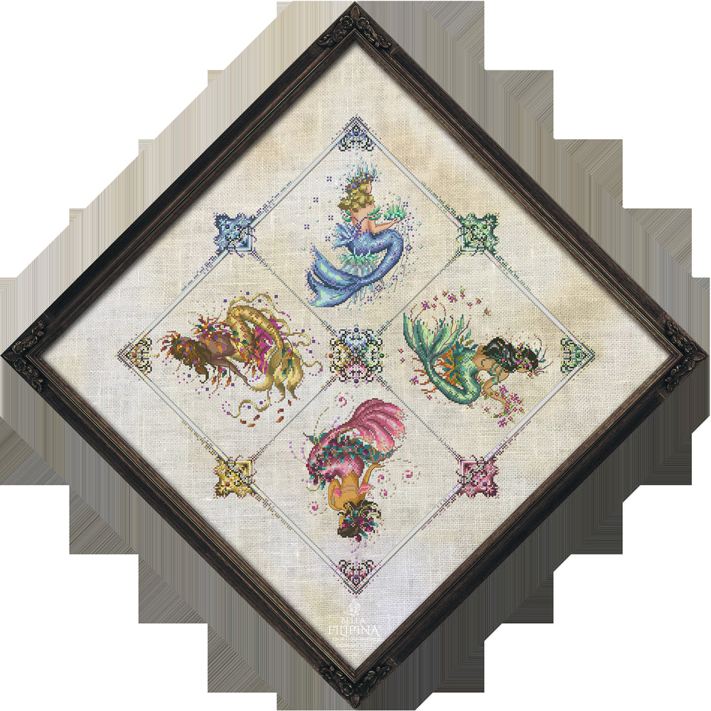 Seasons Mermaid Mandala by Bella Filipina