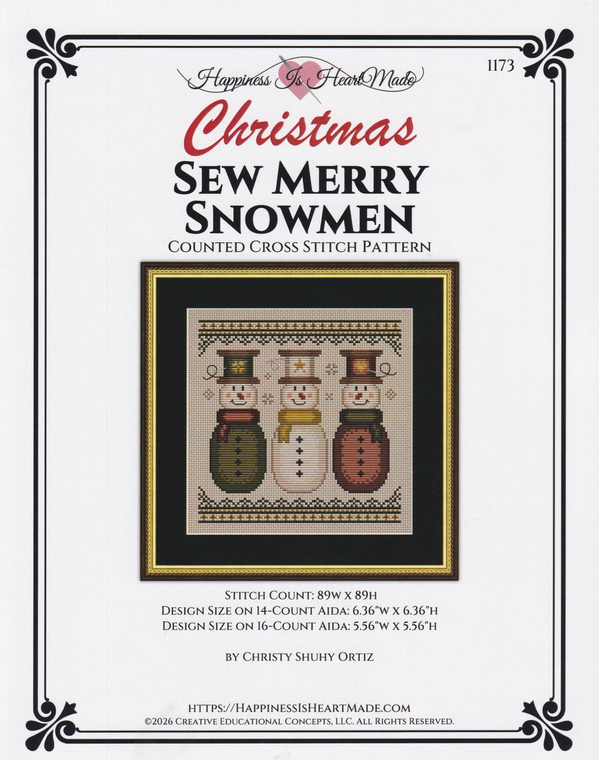 Sew Merry Snowmen - Christmas by Happiness is Heart Made