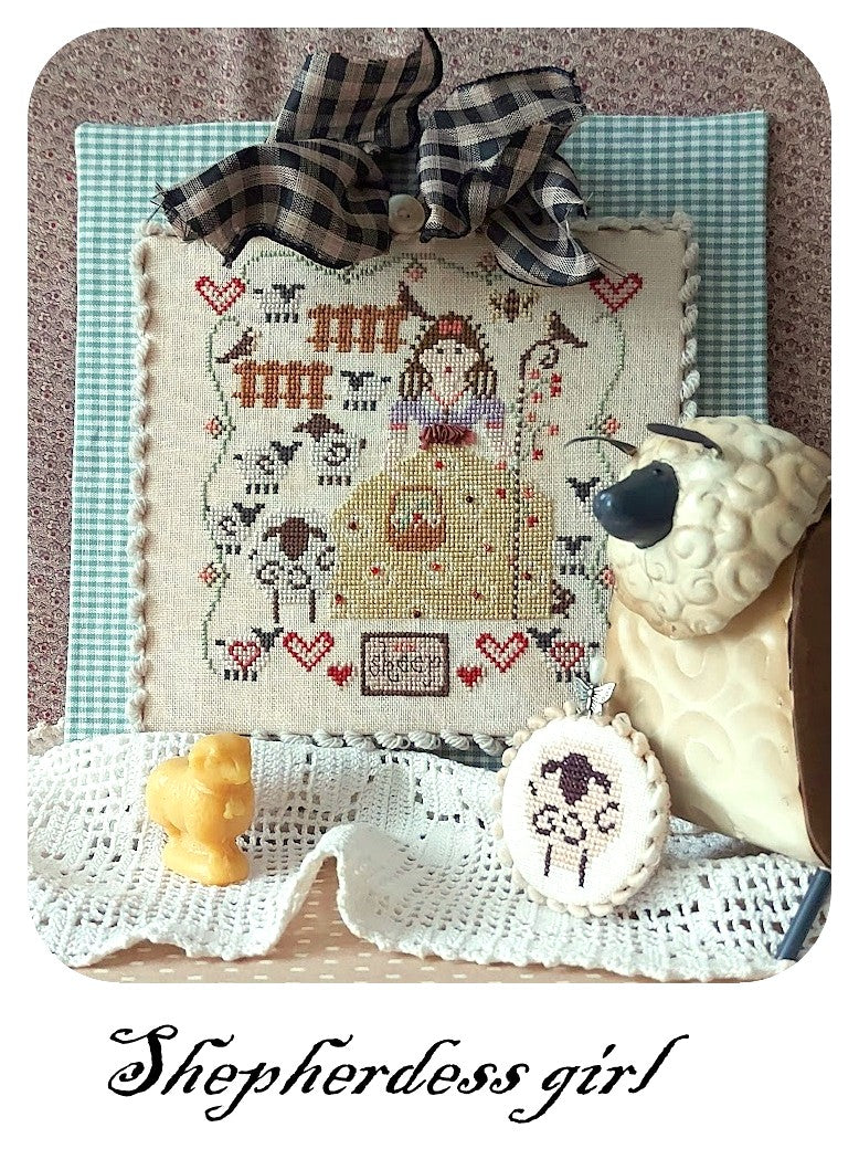 Shepherdess Girl - NickysCreations - Preorder - BeStitchMe