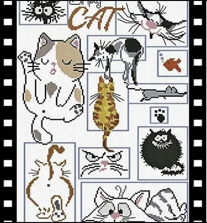 Simply Cat by Alessandra Adelaide Needleworks