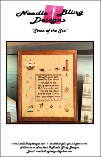 Siren of the Sea by Needle Bling Designs