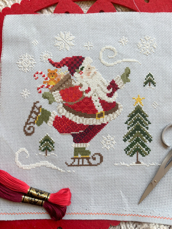 Skating Santa by Love Poppet