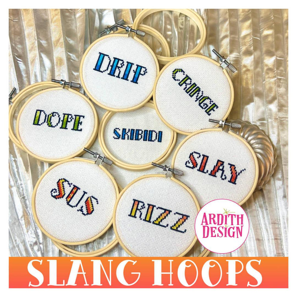 Slang Hoops by Ardith Design