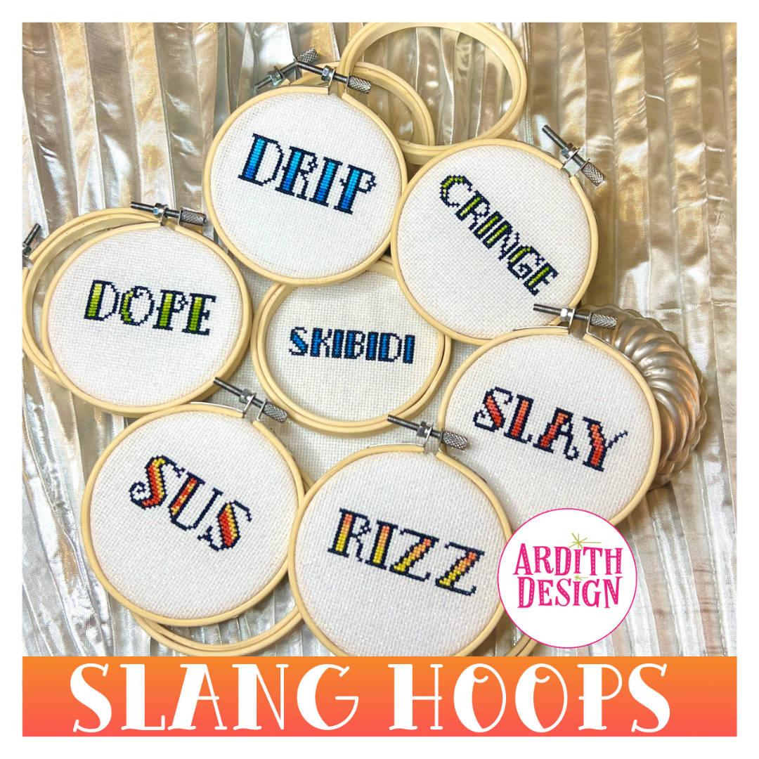 Slang Hoops by Ardith Design