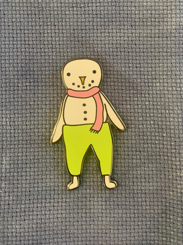 Snowman Needleminder by Rebel Stitcher Designs