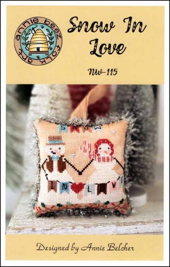 Snow In Love by Annie Beez Folk Art