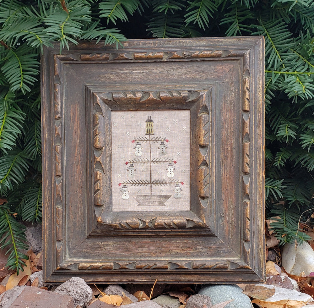 Snowman Feather Tree by Thread Milk Design