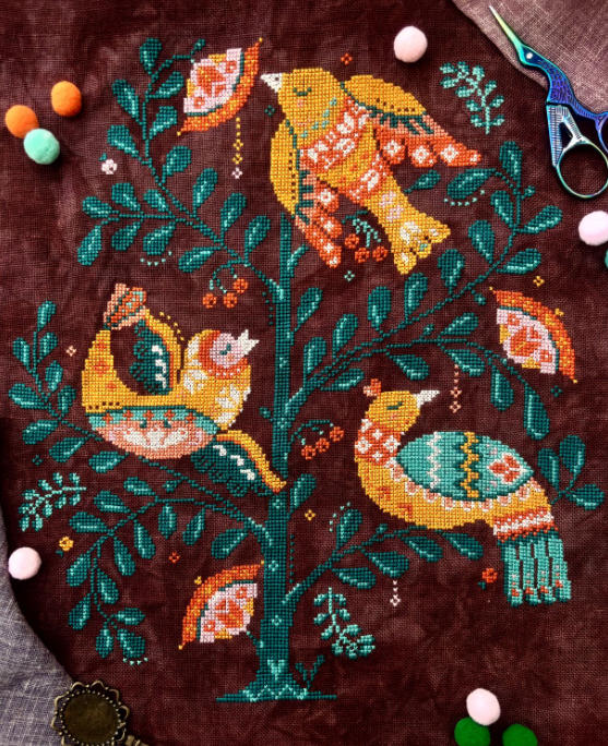 Songbirds and Berries by Quaternion Creations - Preorder