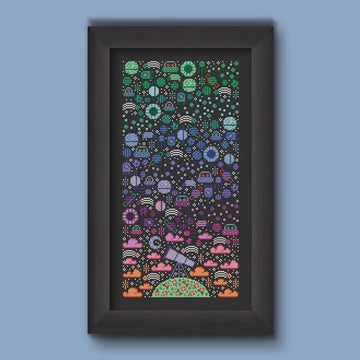 Space Sky by Una Buena Pieza