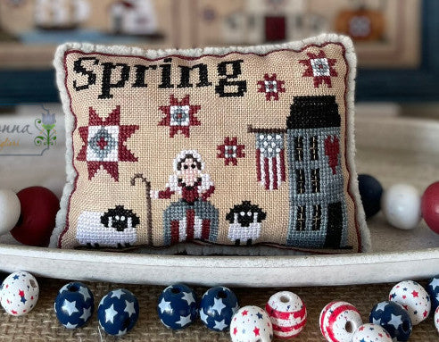 American Season – Spring Pillow by Mani di Donna Nashville 2024