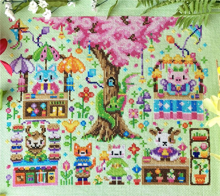 Spring Flower Festival by Flossy Fox Shop