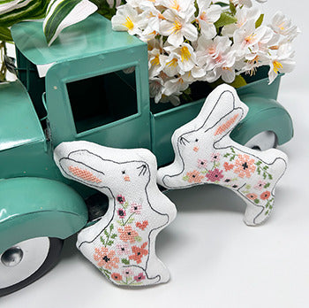 Spring Rabbit Pillows by Tiny Modernist