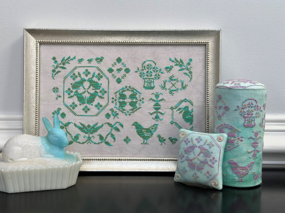 Spring Quaker: Bunnies & Chicks by Rebel Stitcher Designs