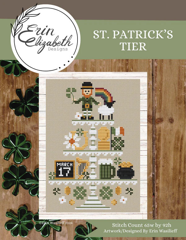 St. Patrick's Tier by Erin Elizabeth Designs