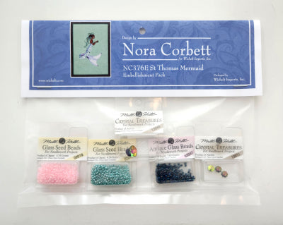 St Thomas Mermaid Embellishment Pack by Nora Corbett