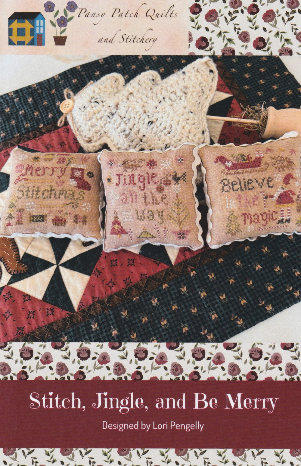 Stitch, Jingle, and Be Merry by Pansy Patch Quilts and Stitchery