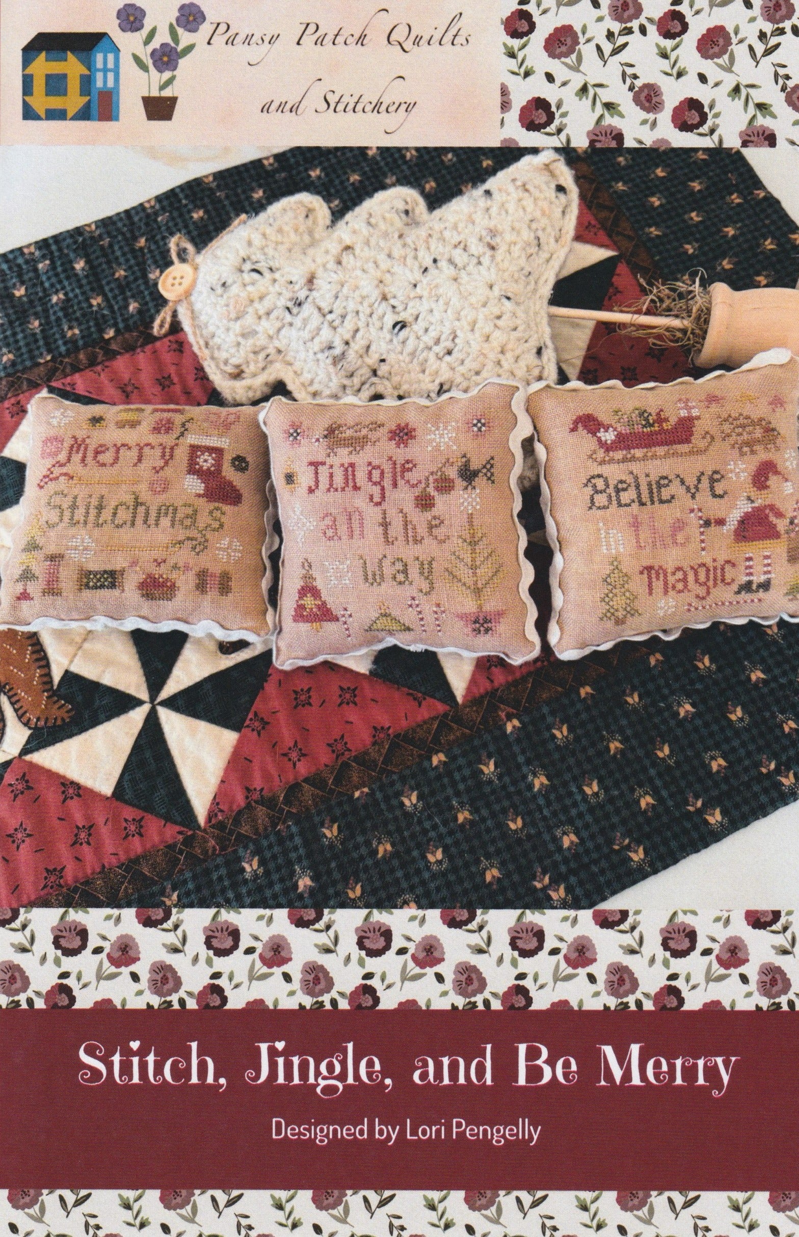Stitch, Jingle, and Be Merry by Pansy Patch Quilts and Stitchery