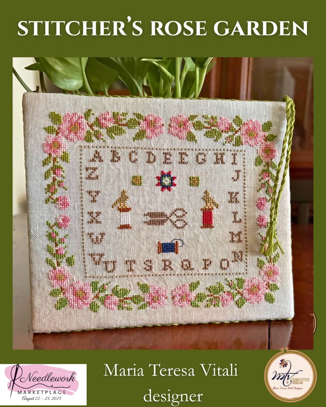 Stitcher's Rose Garden by MTV Cross Stitch Designs