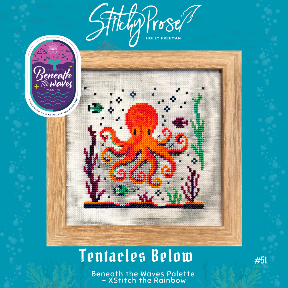Tentacles Below - Stitchy Prose - Preorder - BeStitchMe