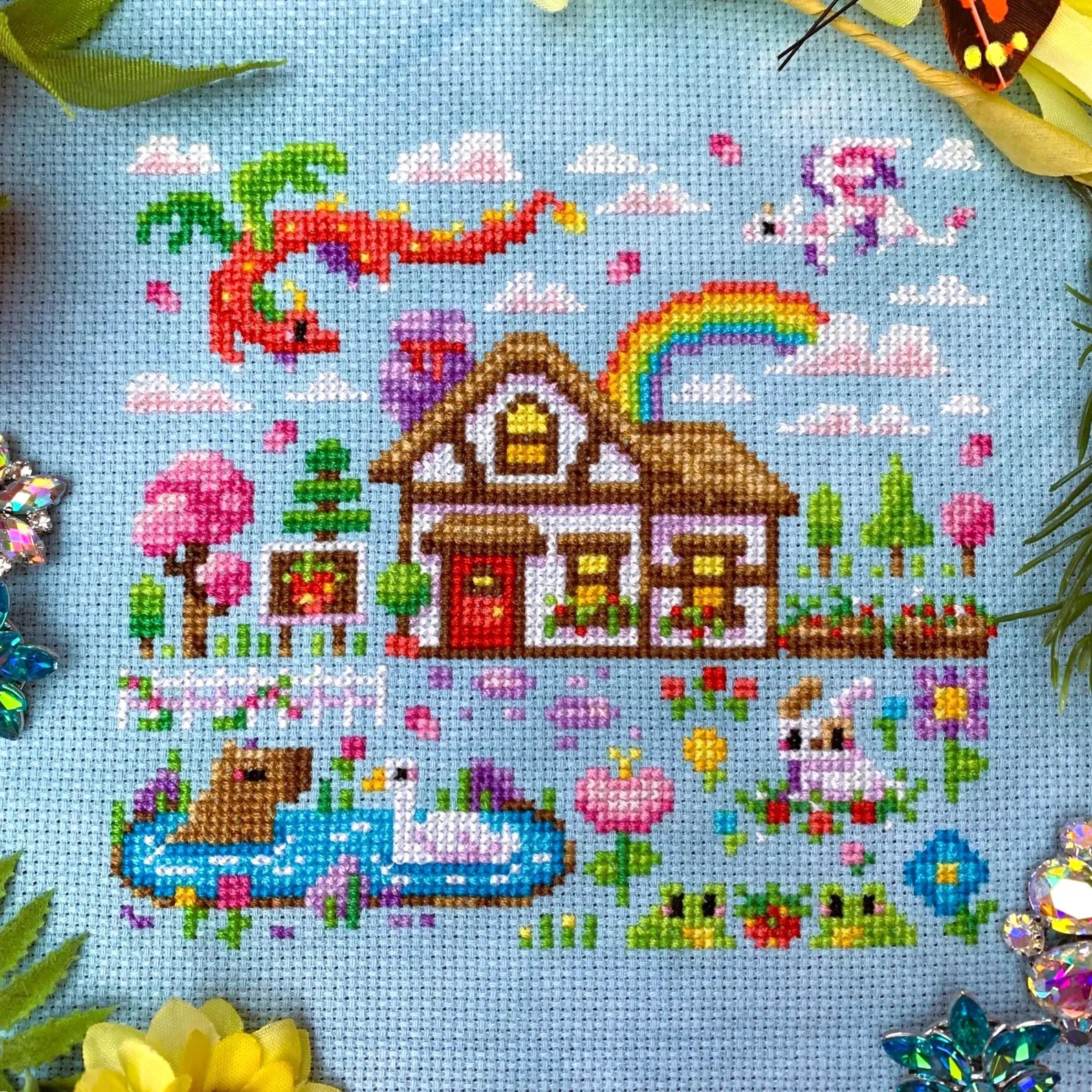 Strawberry Farm by Flossy Fox Shop