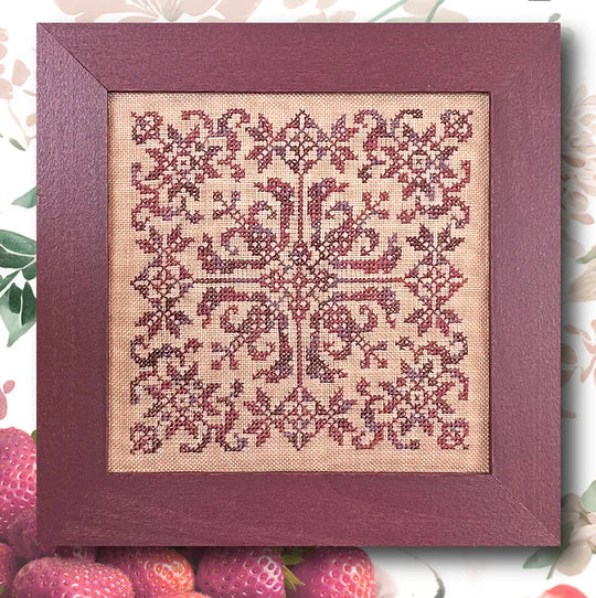 Strawberry Square by Ink Circles