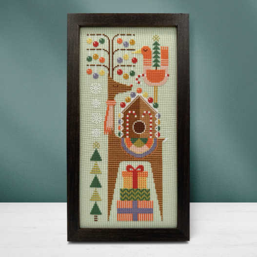Sugarplum Stag by Boomerang Stitches - Preorder