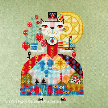 Summer Cat by Barbara Ana Designs
