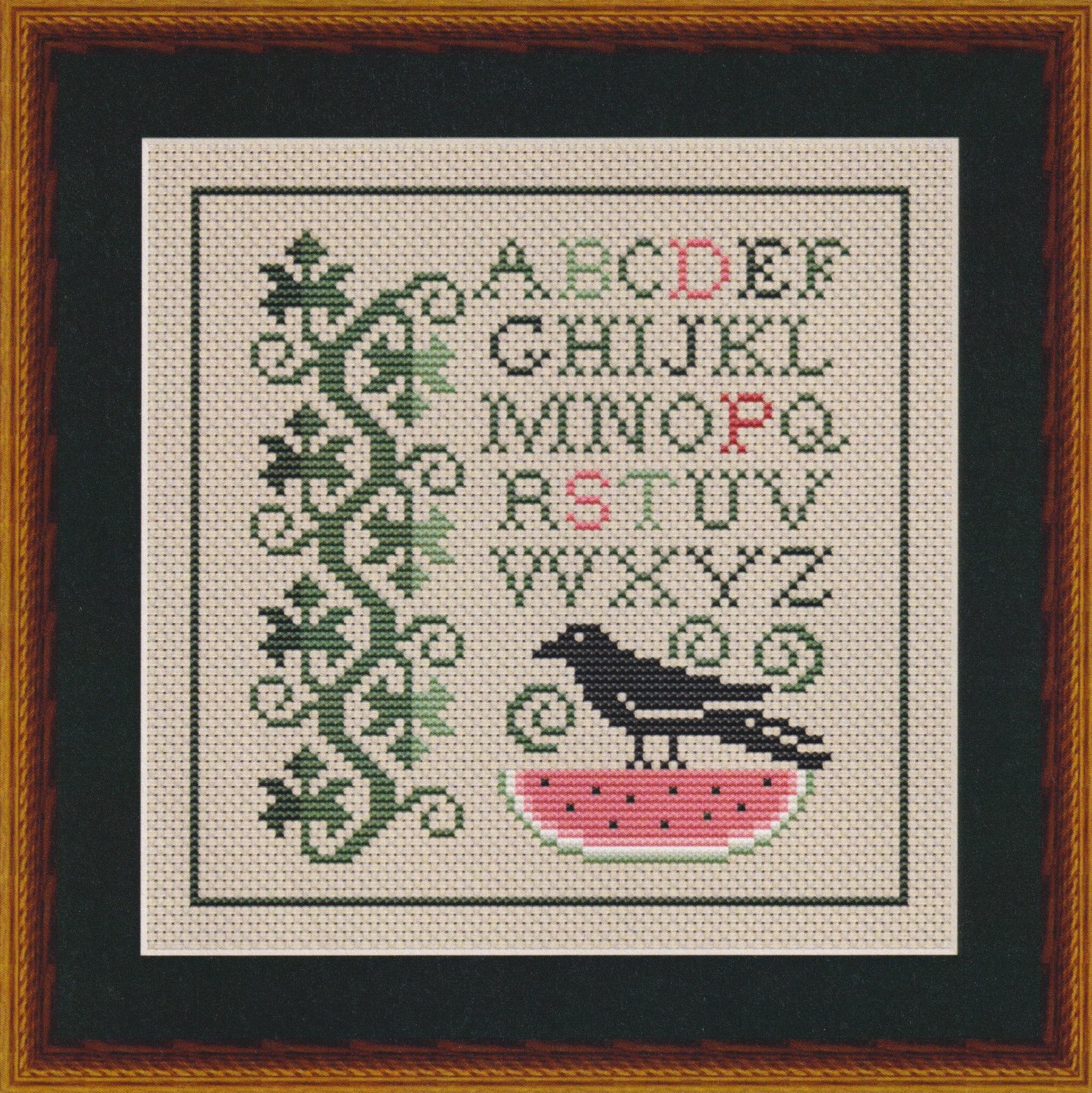 Summer Crow and Watermelon by Happiness is Heart Made