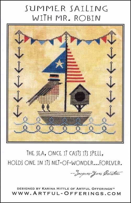 Summer Sailing With Mr. Robin by Artful Offerings
