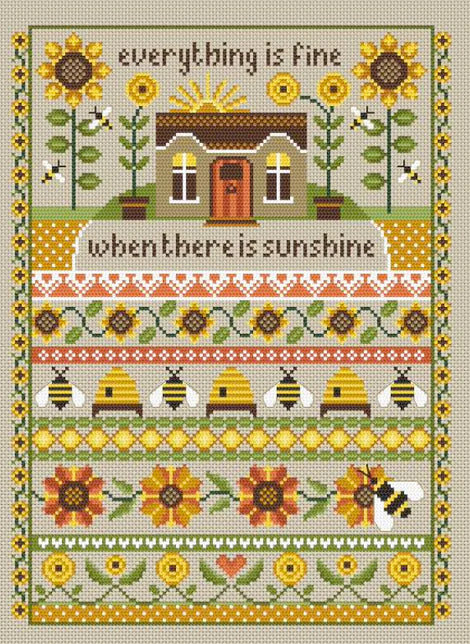Sunflower Cottage by Little Dove Designs