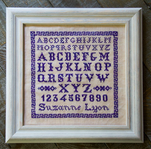 Suzanne Lyon Reproduction Sampler by SamBrie Stitches - Preorder