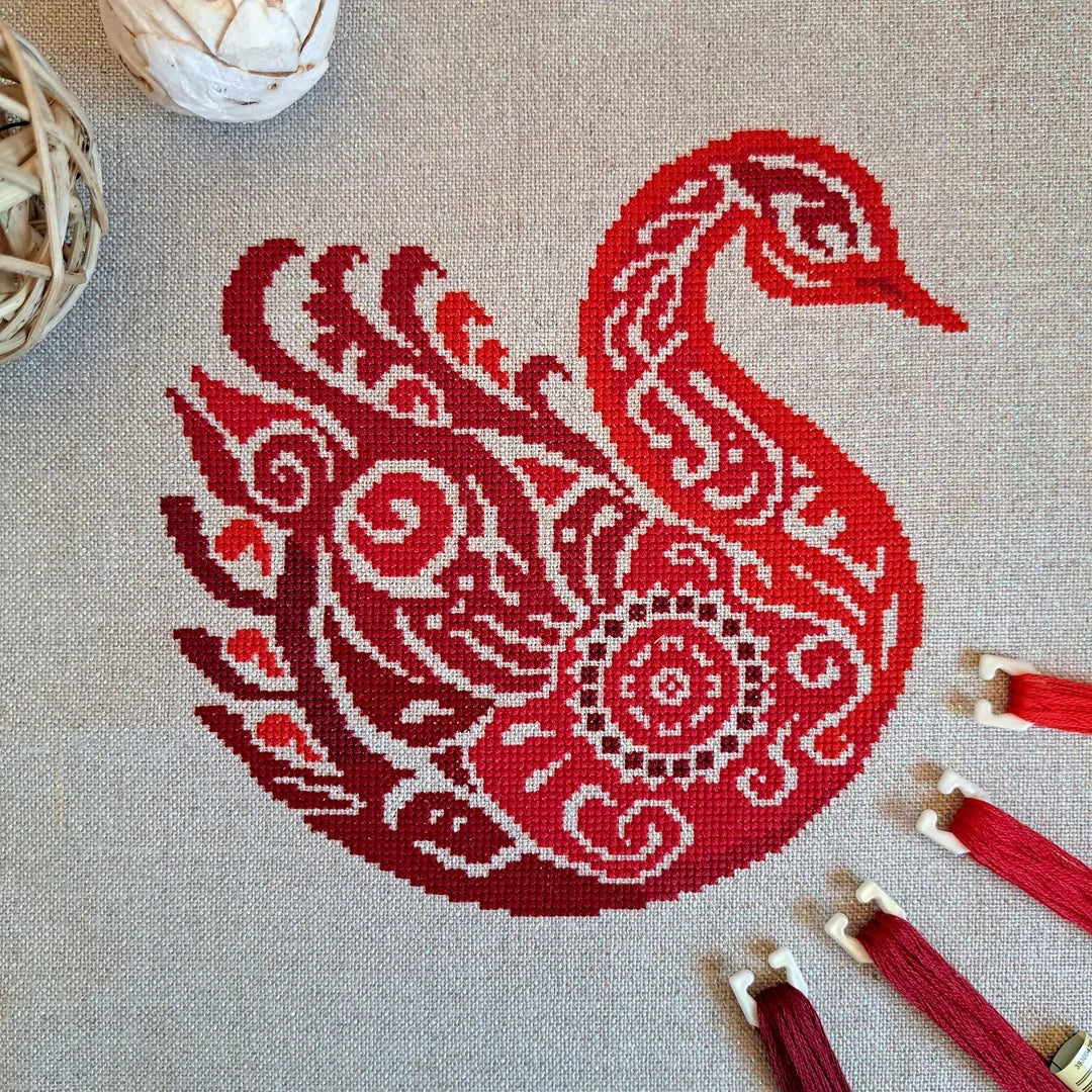 Swan by Artmishka Cross Stitch - Preorder