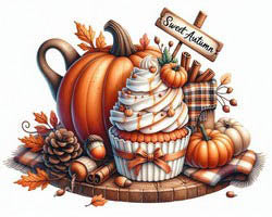 Sweet Autumn Needleminder by Les petites croix de Lucie