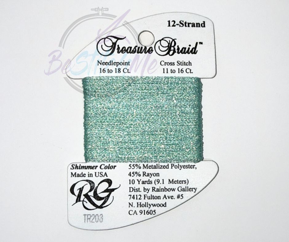 TR203 Seafoam Shimmer Treasure Braid