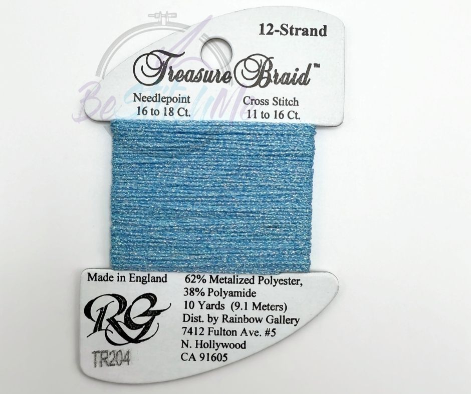 TR204 Blue Shimmer Treasure Braid