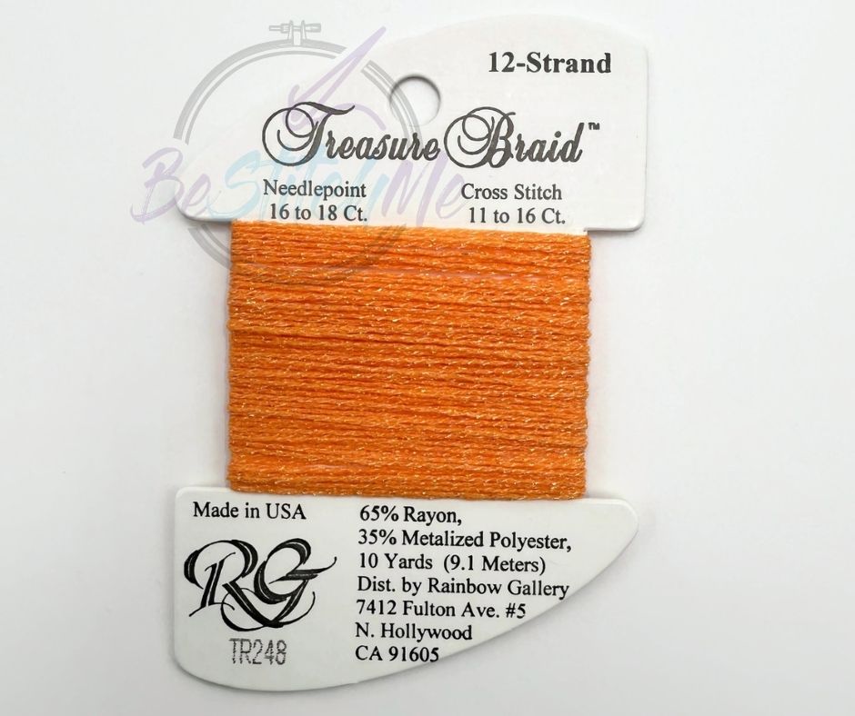 TR248 Orange Treasure Braid