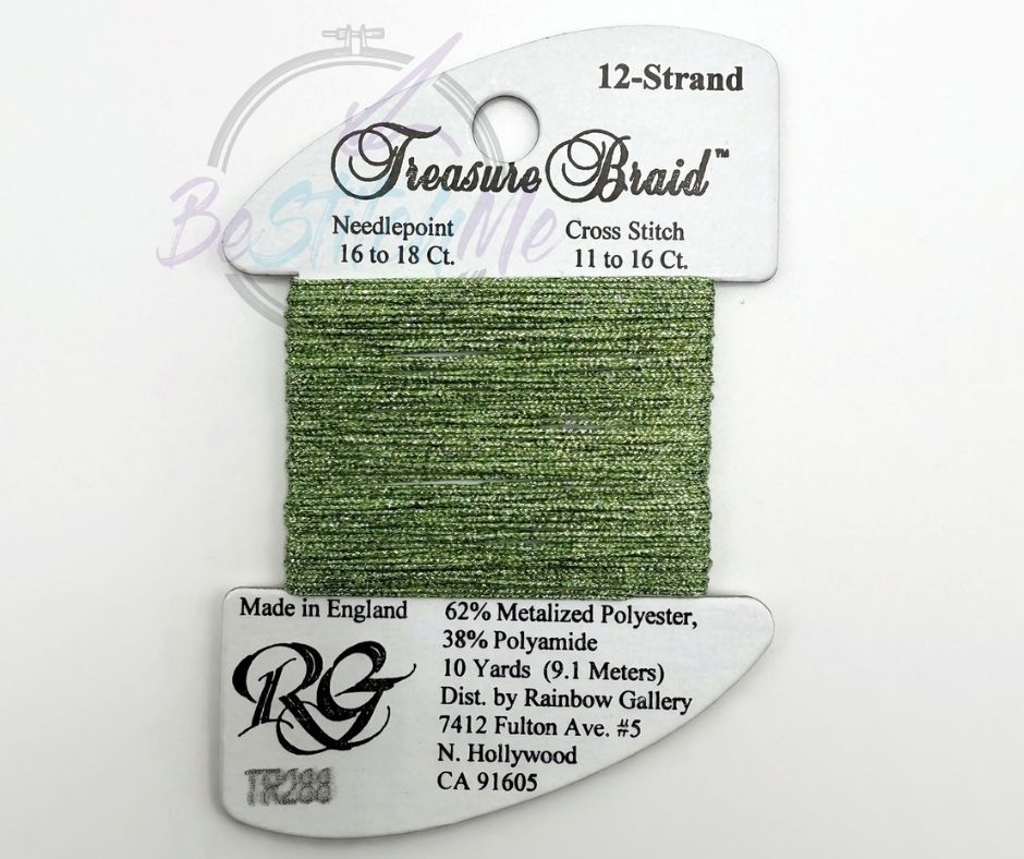 TR288 Chartreuse Treasure Braid