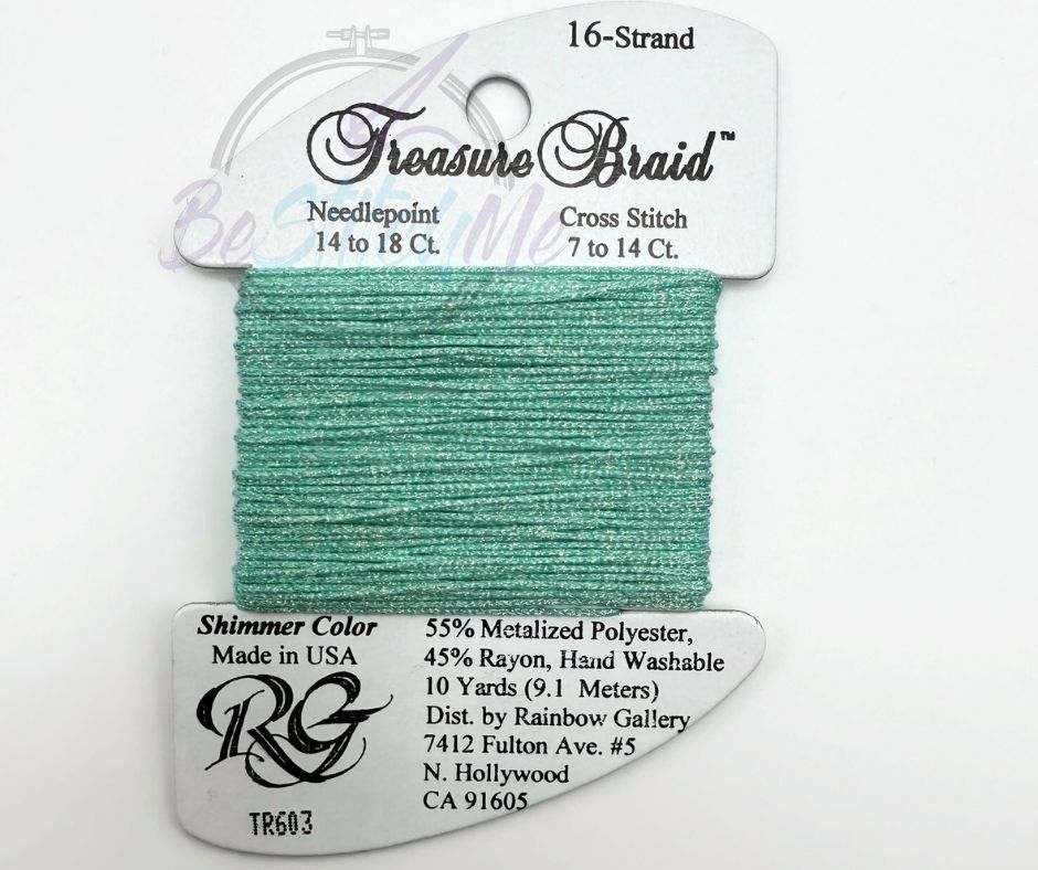 TR603 Seafoam Shimmer Treasure Braid