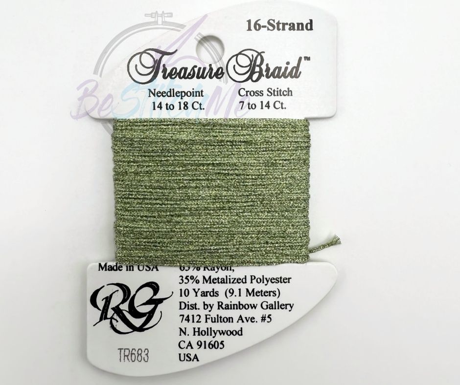 TR683 Pale Avocado Treasure Braid