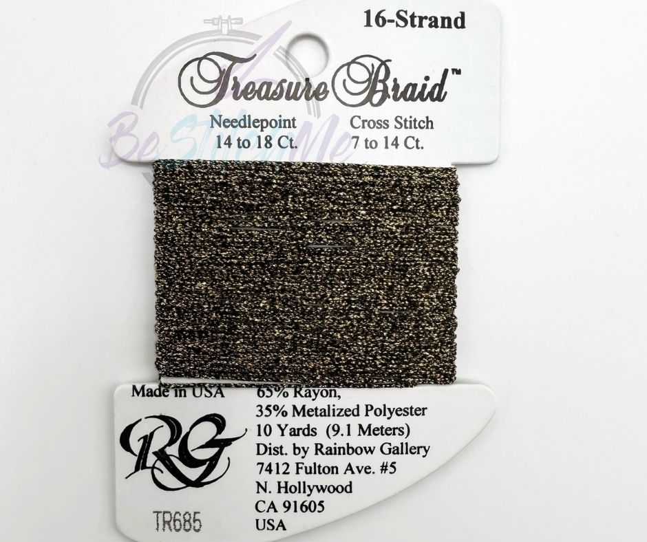 TR685 Black Gold Treasure Braid