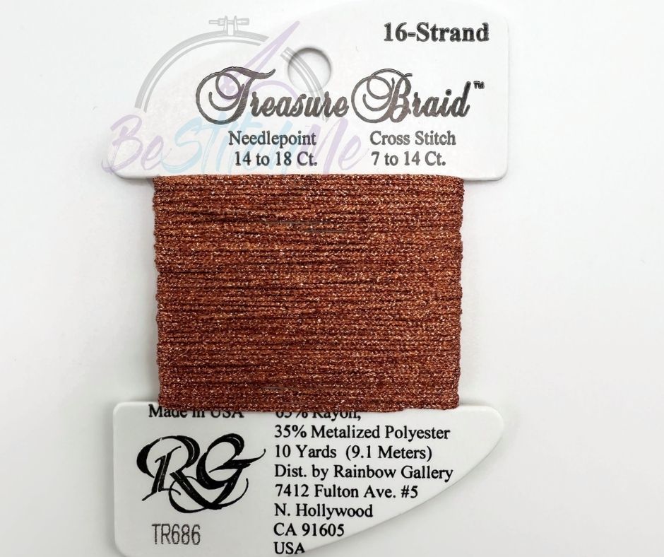 TR686 Autumn Orange Treasure Braid