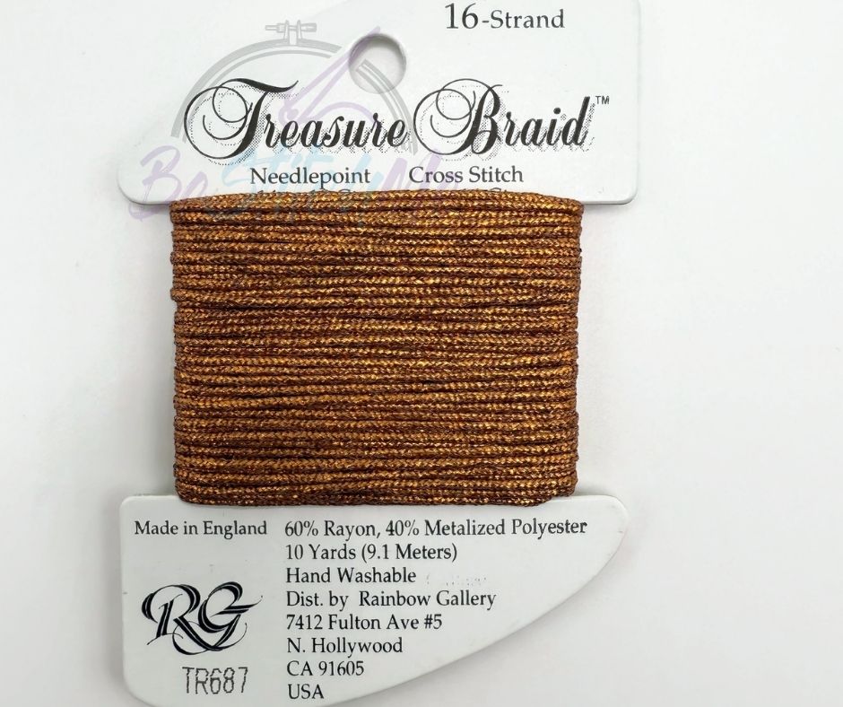 TR687 Byzantine Gold Treasure Braid
