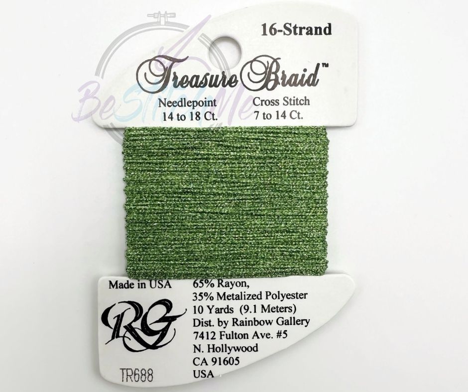 TR688 Chartreuse Treasure Braid