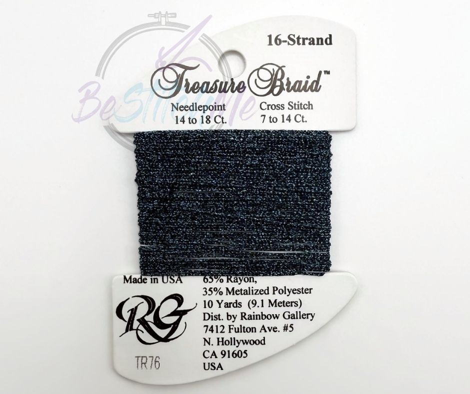 TR76 Midnight Blue Treasure Braid