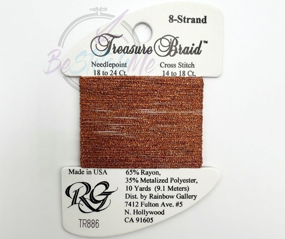 TR886 Autumn Orange Treasure Braid