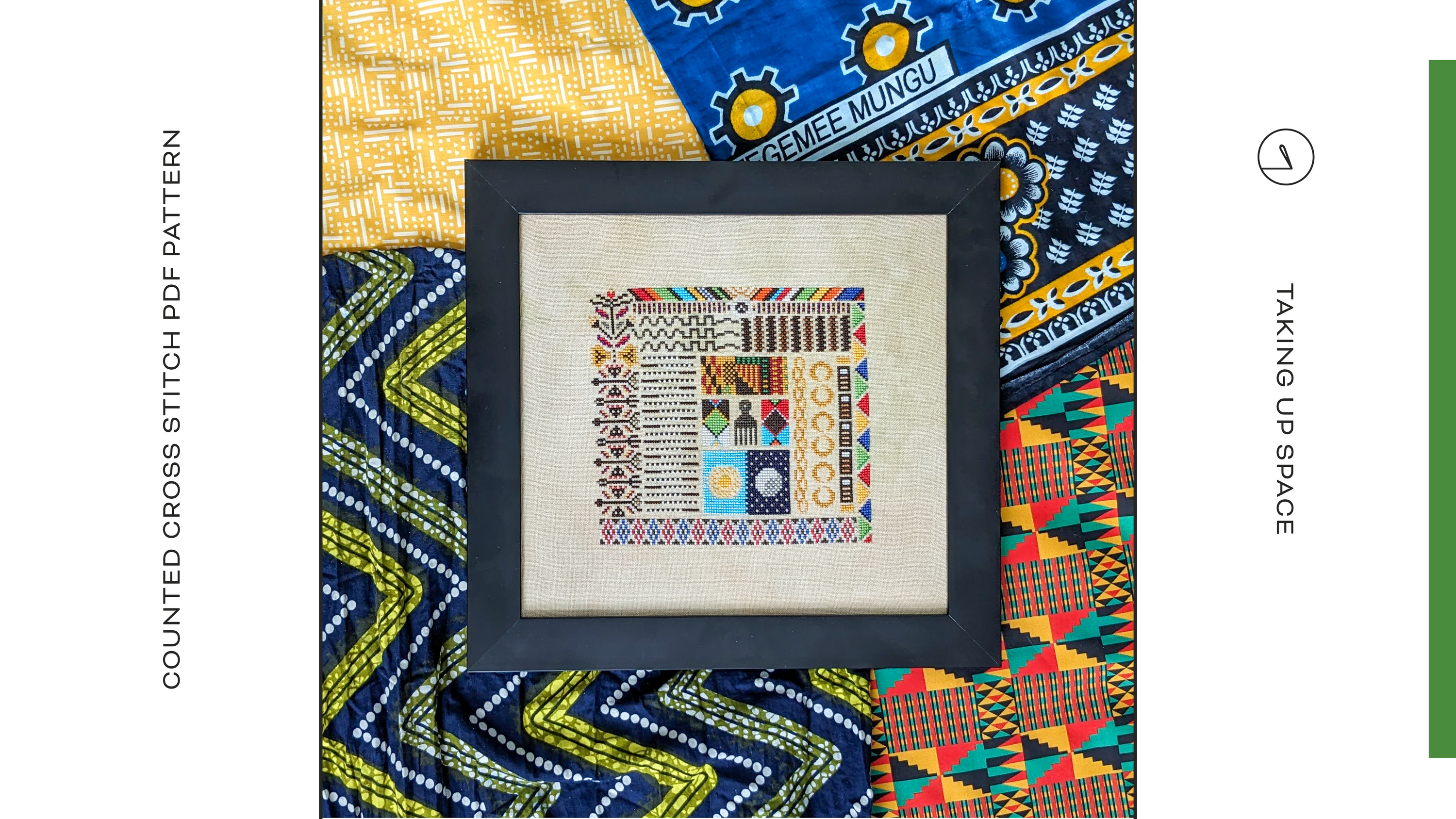 Taking Up Space by Shaded Stitchery